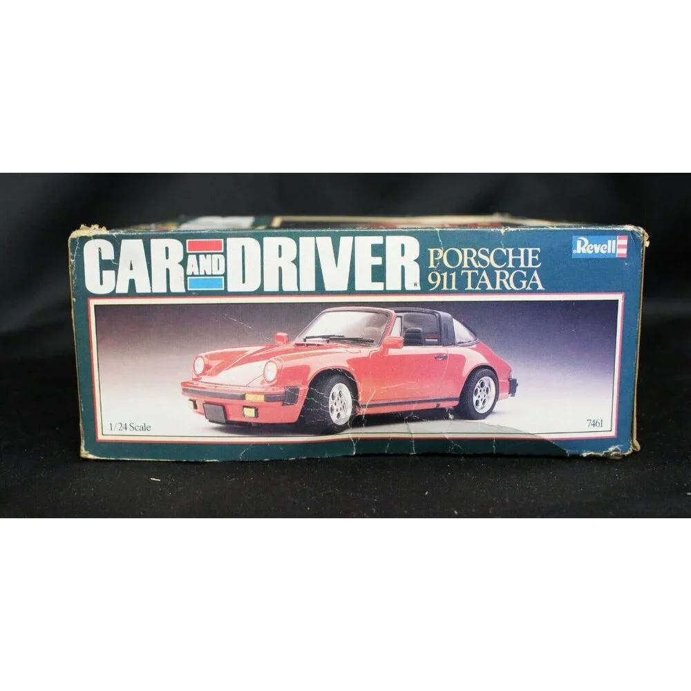 Revell Car And Driver 1/24 Scale Porsche 911 Targa Model Kit Classic Detail 7461